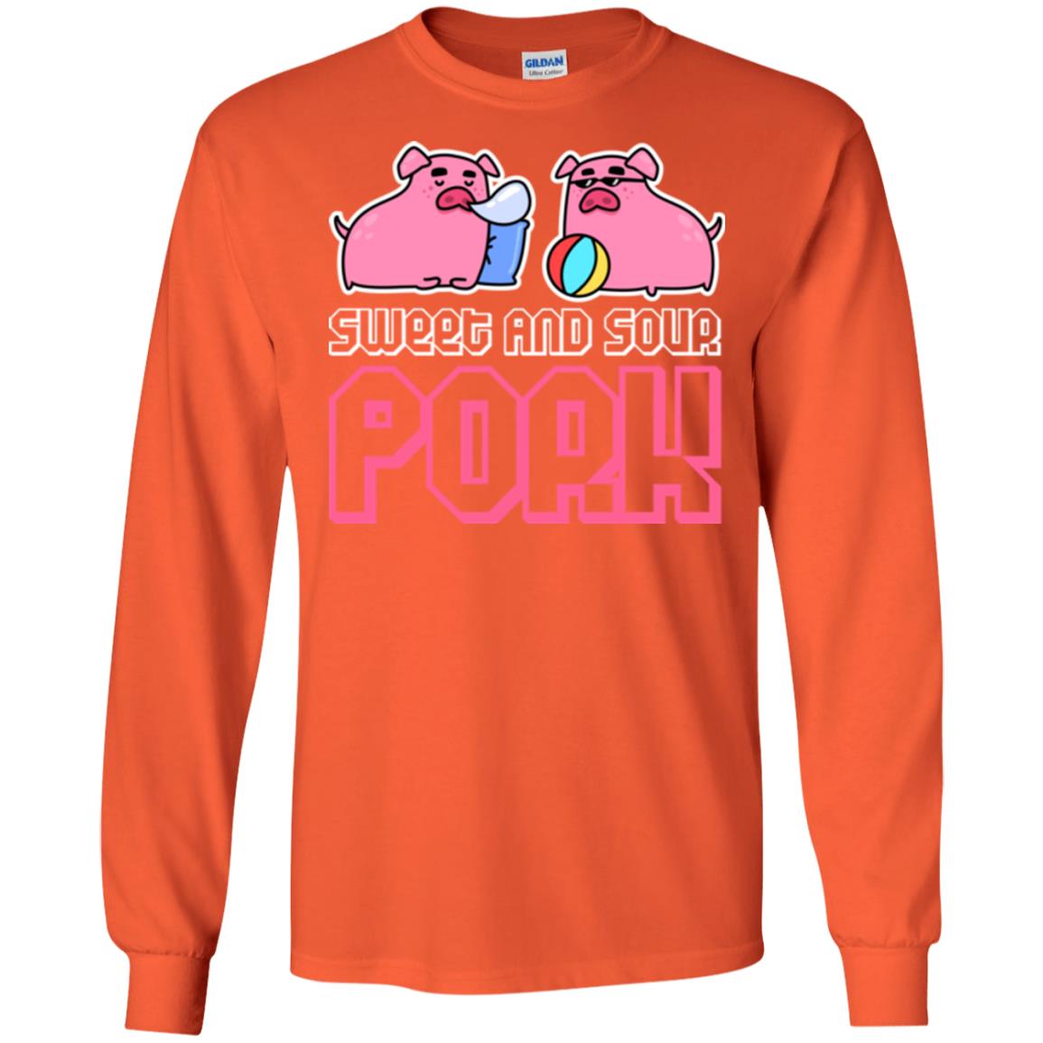 Food Lover T-shirt Sweet And Sour Pork Orange
