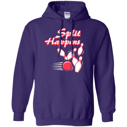 Bowling Lover T-shirt Split Happens Purple