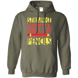 Straight Outta Pencils Teacher T-shirt