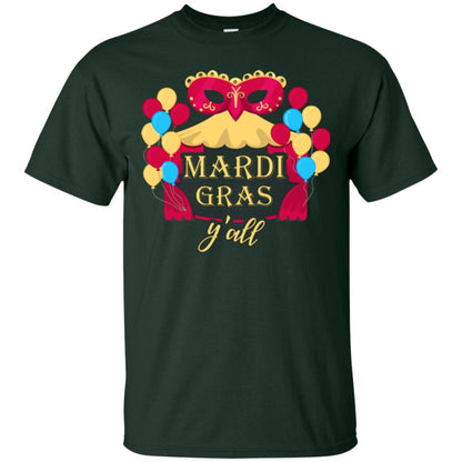 Mardi Gras T-shirt Y_all Forest