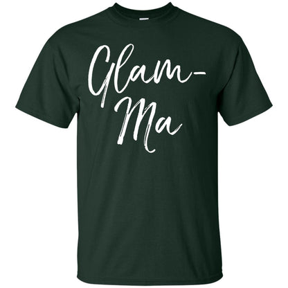 Glamorous Grandma Fabulous T-shirt Glam-ma T-shirt Forest