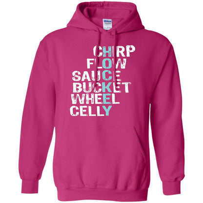 Eat Sleep Hockey Flow Celly Sauce Bucket Flow Wheel Shirt Heliconia