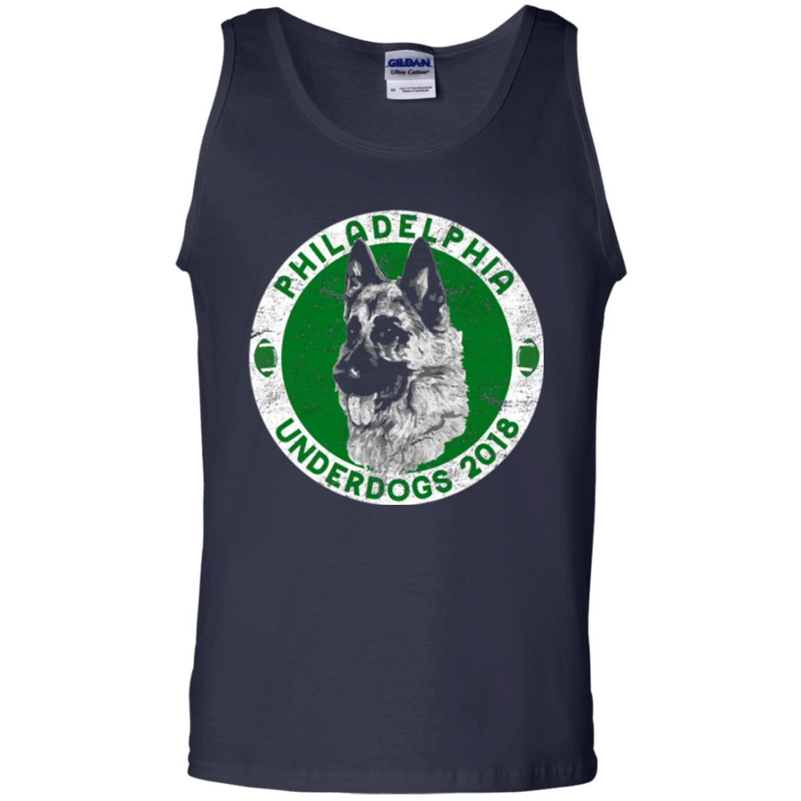 Dog Lover T-shirt Philadelphia Underdogs 2018 Distressed Navy