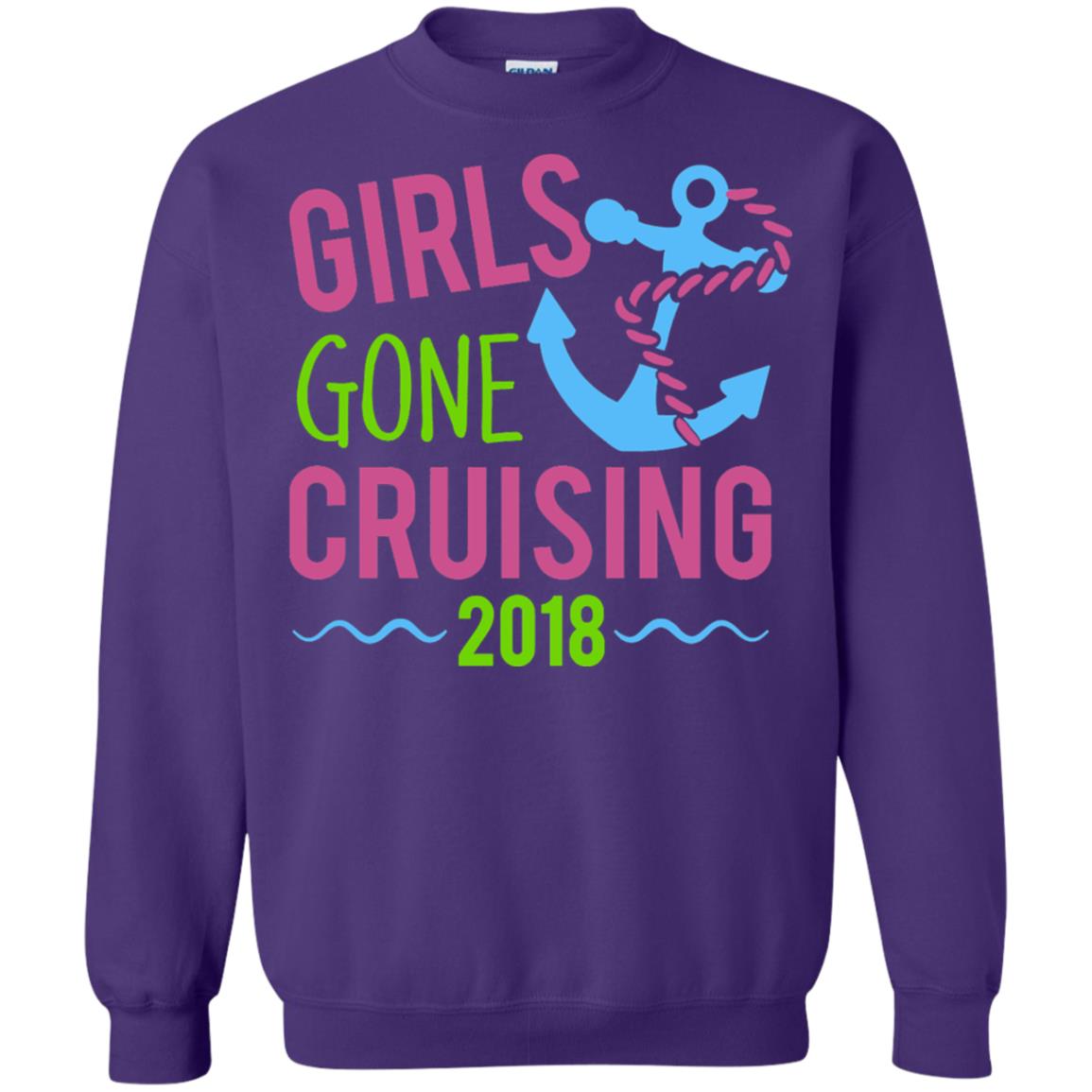 Girls Gone Cruising Girls Trip Cruise T-shirt Purple