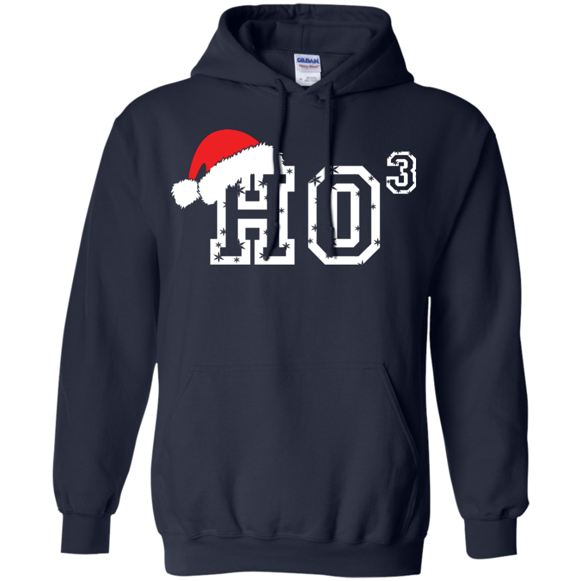 Christmas T-Shirt Ho Ho Ho Navy