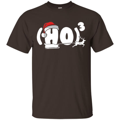 Christmas T-shirt Ho Ho Ho Dark Chocolate