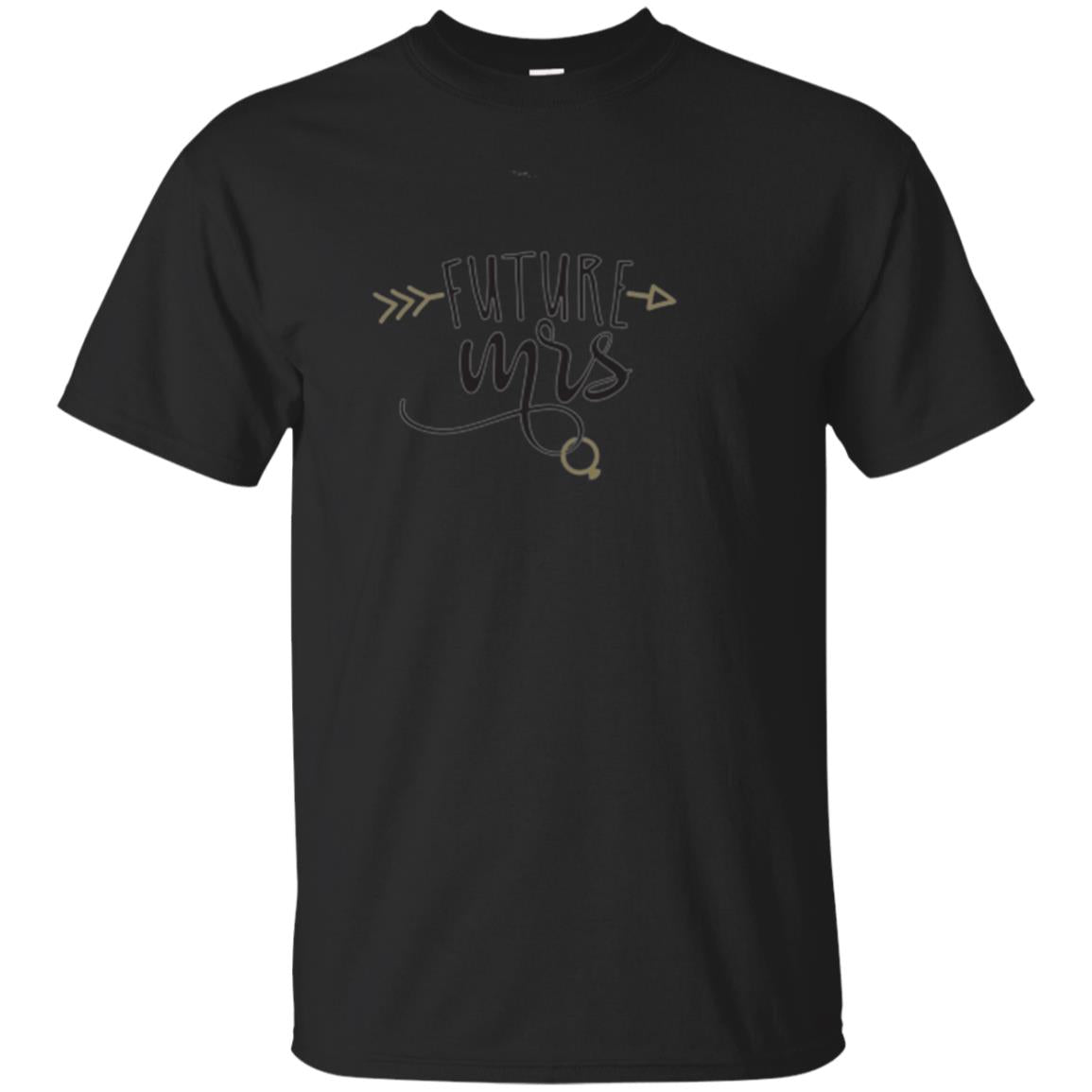 Bachelorette T-shirt Future Mrs Black