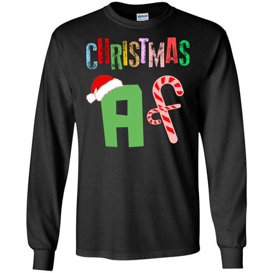 Chrismas Af X-mas Gift Shirt For Mens Or Womens Black