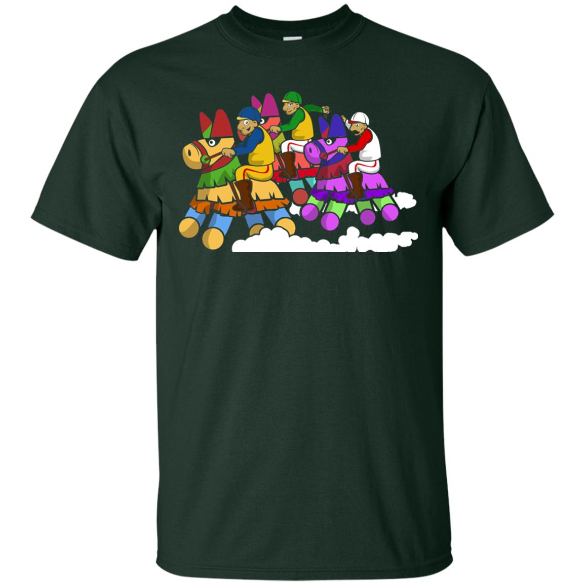 Derby Party Pinata Jockeys Cinco De Mayo Horse Race Shirt Forest