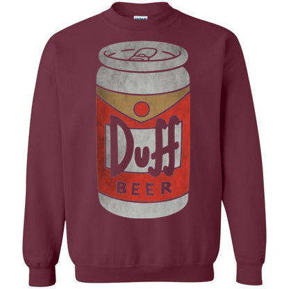 Beer Lovers T-shirt Duff Beer Maroon