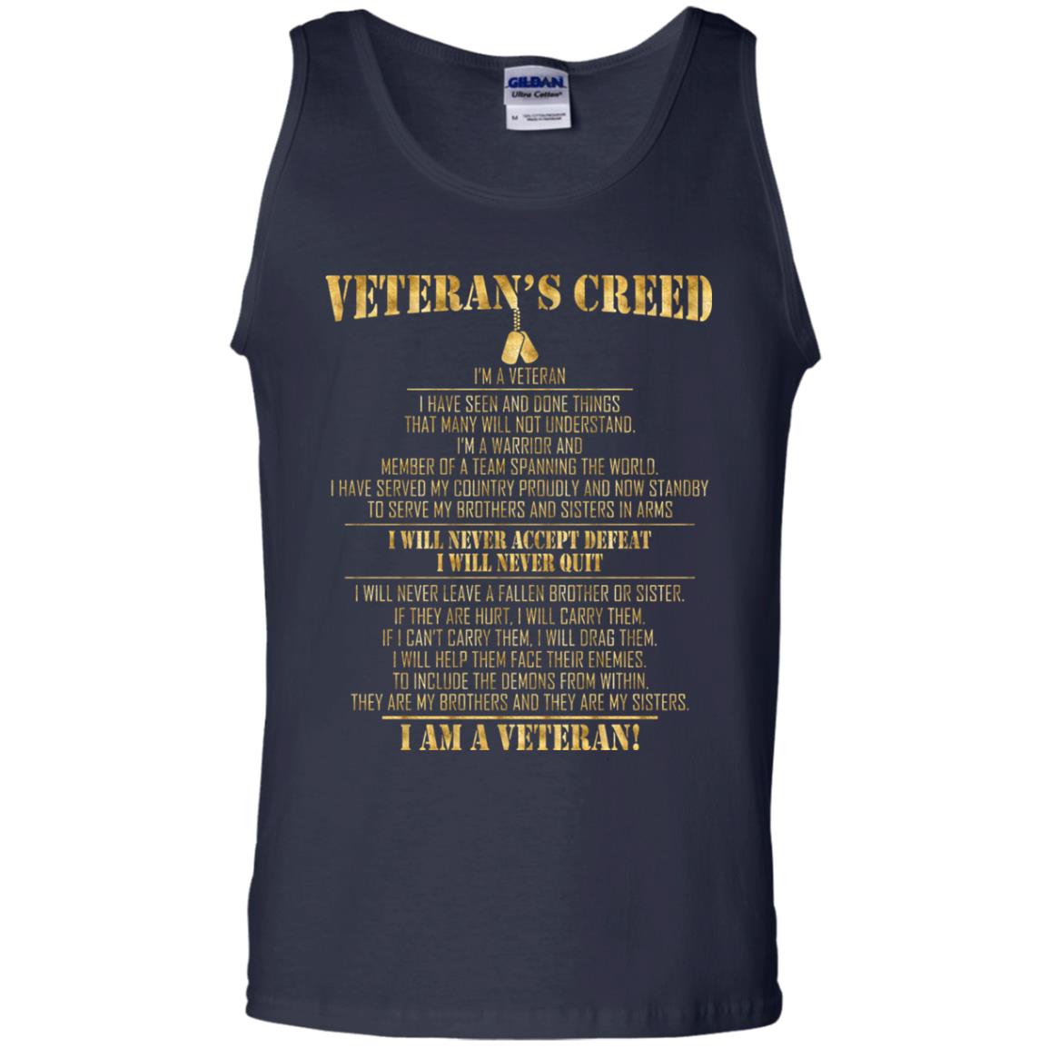Veterans Creed Im A Veteran I Have Seen And Done Things That Many Will Not Understand Navy