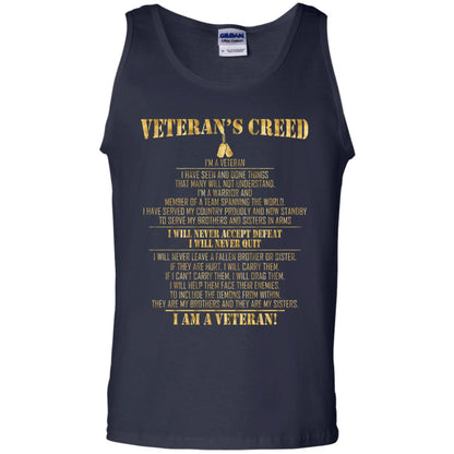 Veterans Creed Im A Veteran I Have Seen And Done Things That Many Will Not Understand Navy