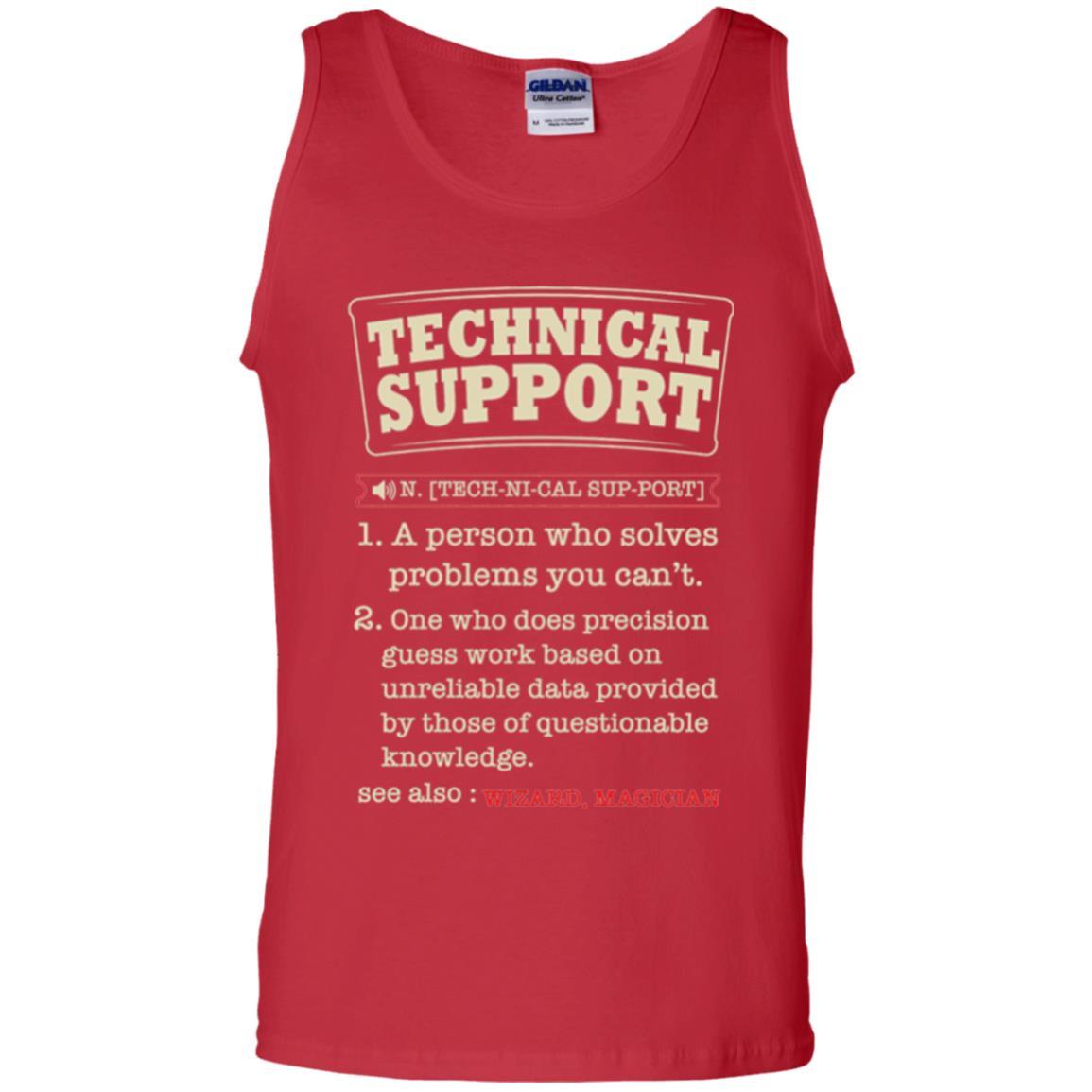 Computer Nerd T-shirt Technical Support Definition T-shirt Red