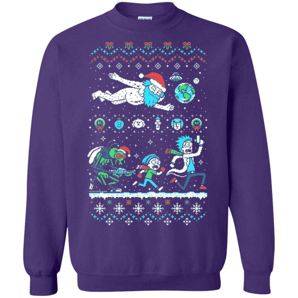 Rick And Morty T-Shirt Purple