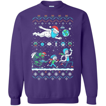 Rick And Morty T-Shirt Purple