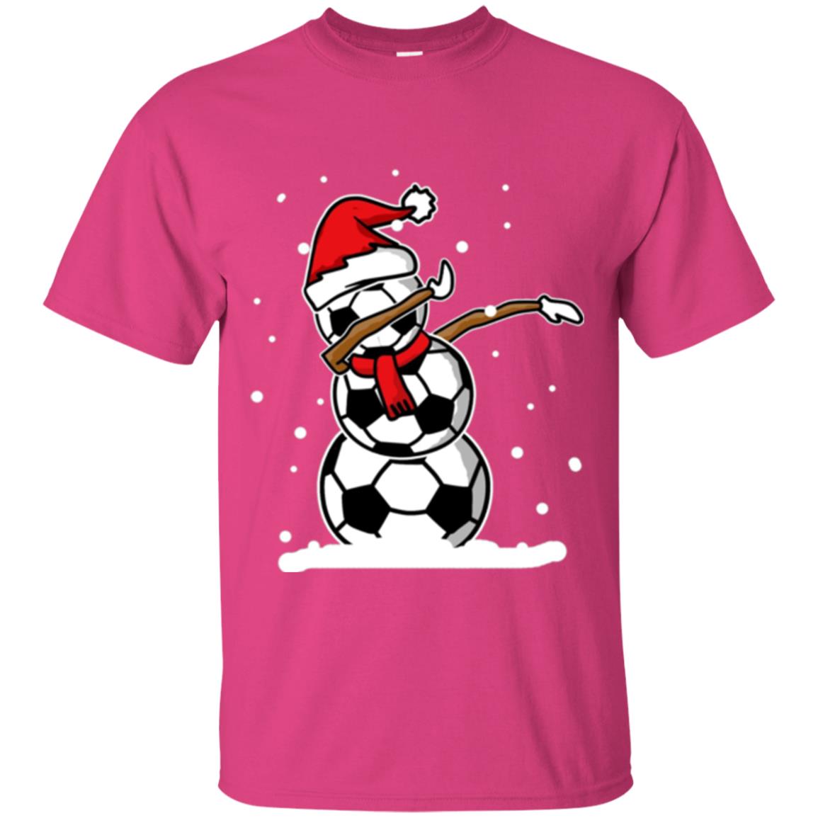Christmas T-shirt Dabbing Snowman Ball Heliconia