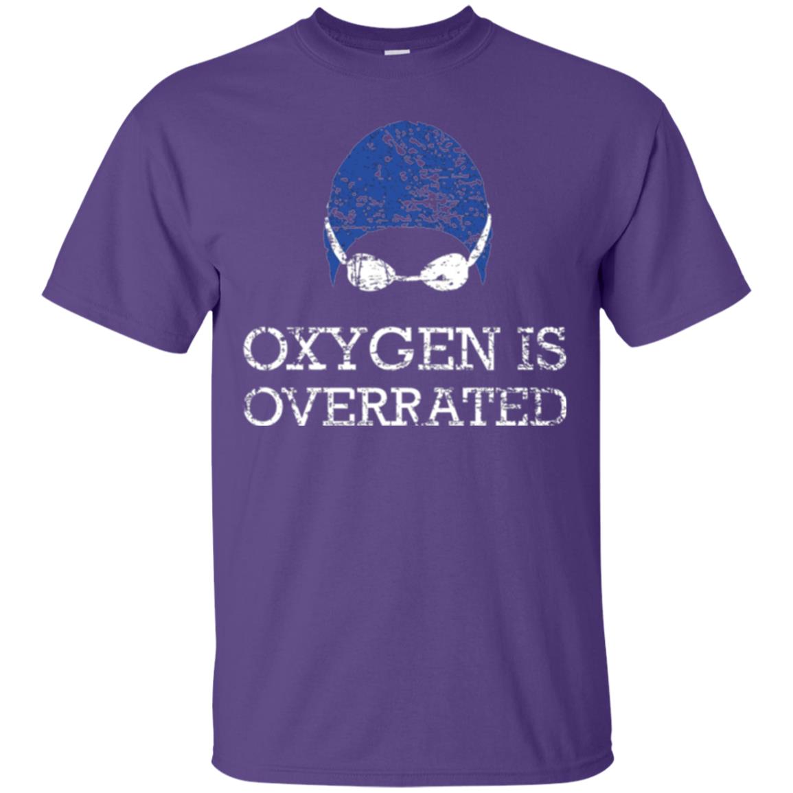 Swimming Lovers T-shirt Oxygen Is Overrated Purple