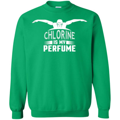 Swimmer T-shirt Chloring Is My Perfume T-shirt Irish Green