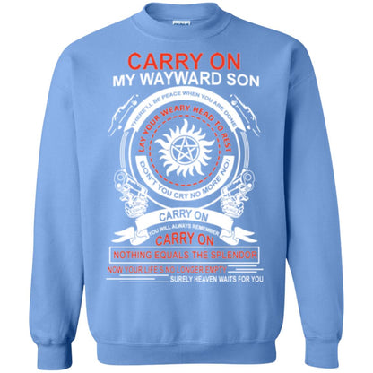 Carry On My Wayward Sonthere Will Be Place When You Are Done Carolina Blue