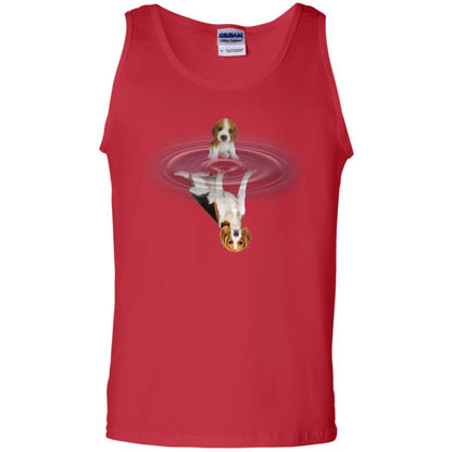 Little Beagle And Big Shadow Shirt Red