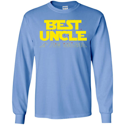 Uncle T-shirt Best Uncle In The Galaxy Carolina Blue
