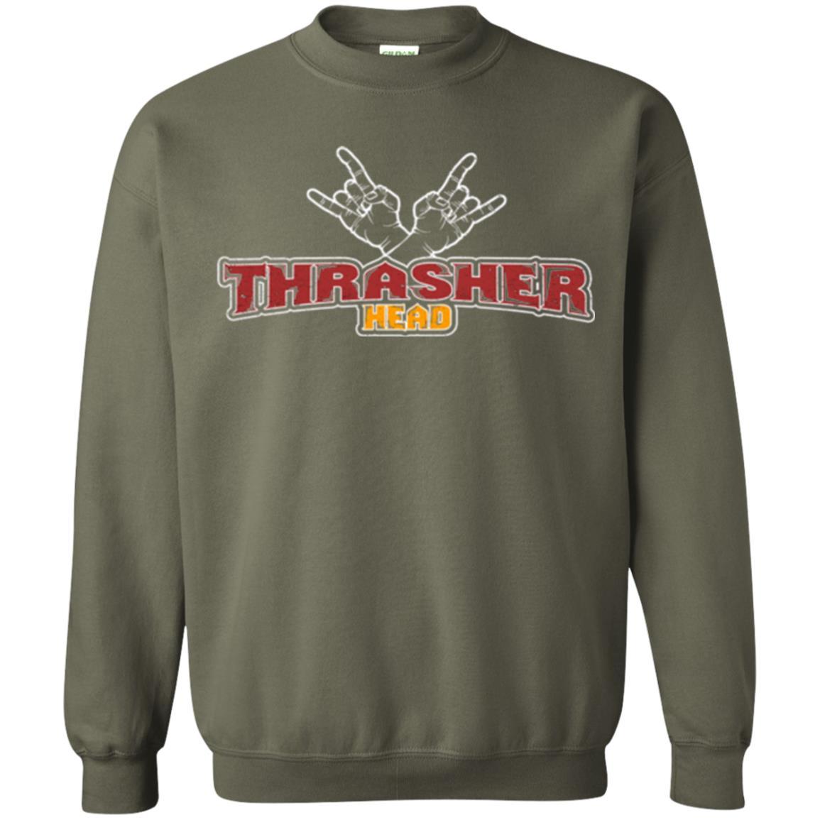 Thrasher Head T-shirt Military Green