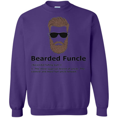 Uncle T-shirt Bearded Funcle The Most Suprior Berrd Of Uncle Purple