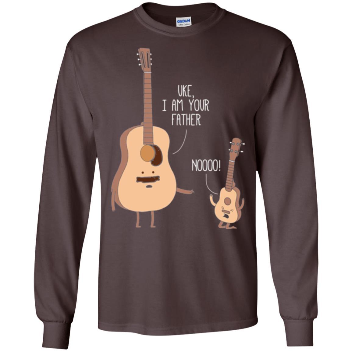 Musician T-shirt Uke I Am Your Father Dark Chocolate