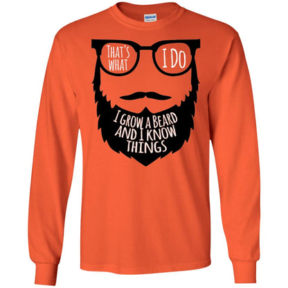 Bread Man T-shirt That_s What I Do I Growl A Bread And I Know Things Orange