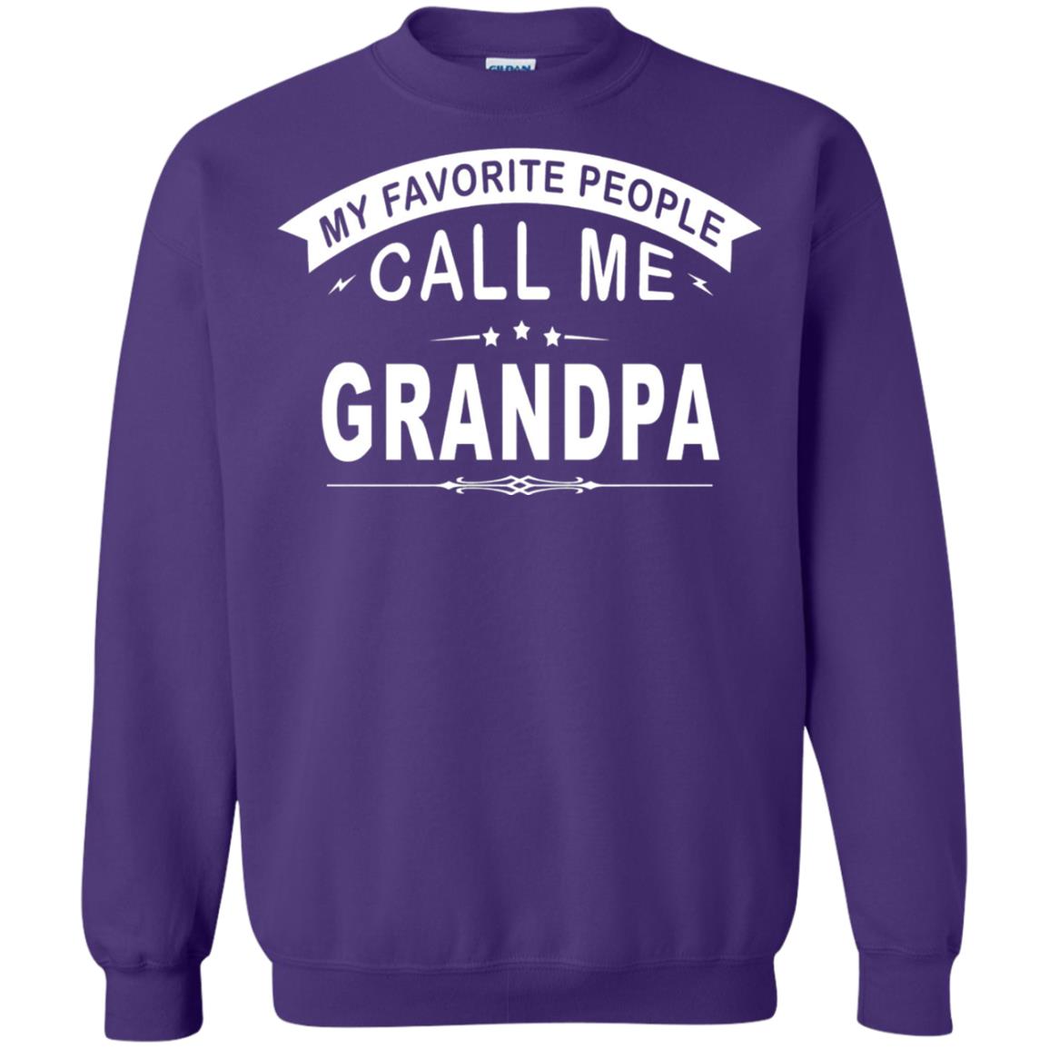 My Favorite People Call Me Grandpa Papa T-shirt Purple
