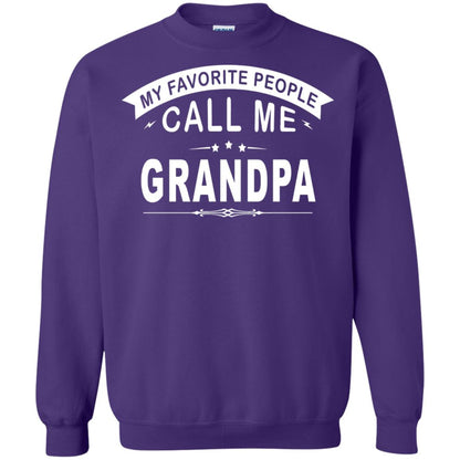 My Favorite People Call Me Grandpa Papa T-shirt Purple