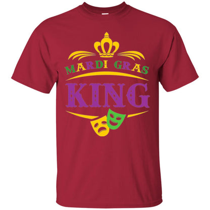 Mardi Gras King Gift T-shirt Cardinal