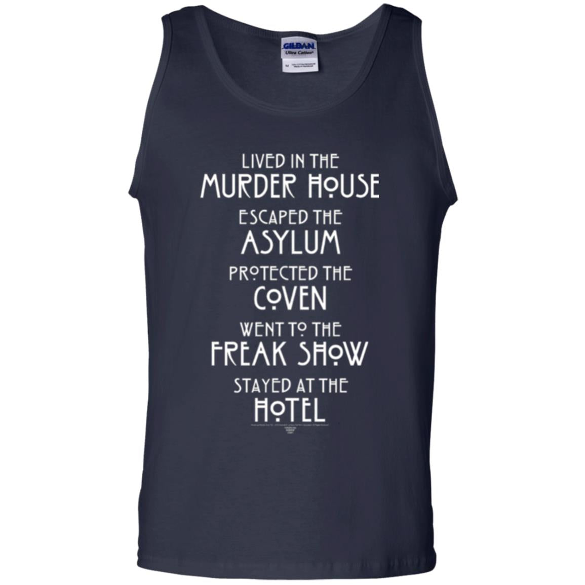 American Horror Story T-shirt Lived In The Murder House Navy