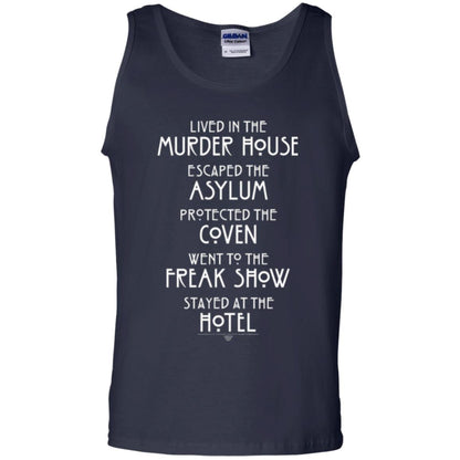 American Horror Story T-shirt Lived In The Murder House Navy