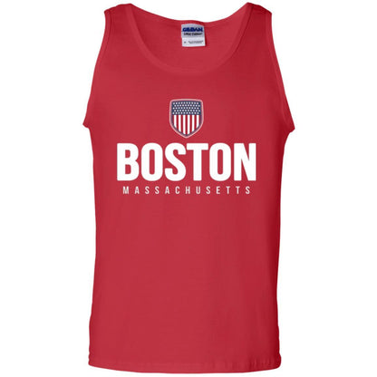 Boston Massachusetts T-shirt Red