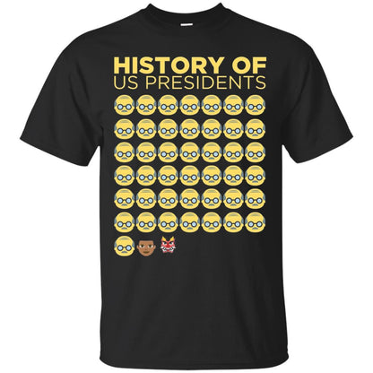 Anti Trump T-shirt History Of Us Presidents Black