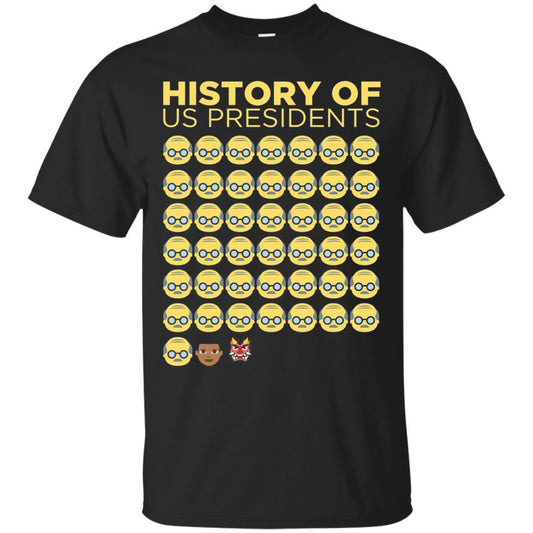 Anti Trump T-shirt History Of Us Presidents Black
