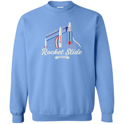 I Survived The Rocket Slide T-shirt Carolina Blue