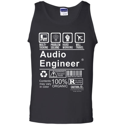 Audio Engineer Shirt Multi Tasking Problem Solving Black
