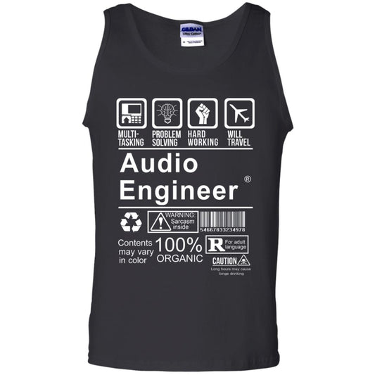 Audio Engineer Shirt Multi Tasking Problem Solving Black