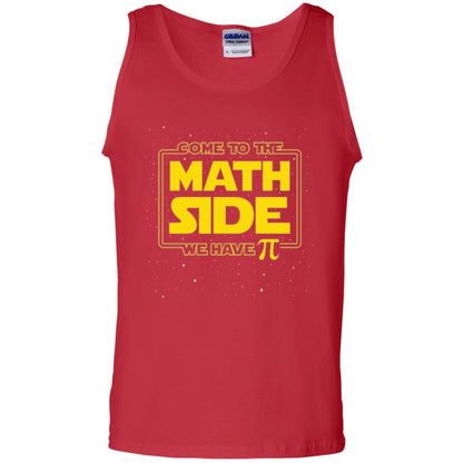 Math Lovers T-shirt Come To The Math Side We Have Pi Red