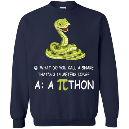 What Do You Call A Snake That's 3.14 Meters Long Shirt Navy