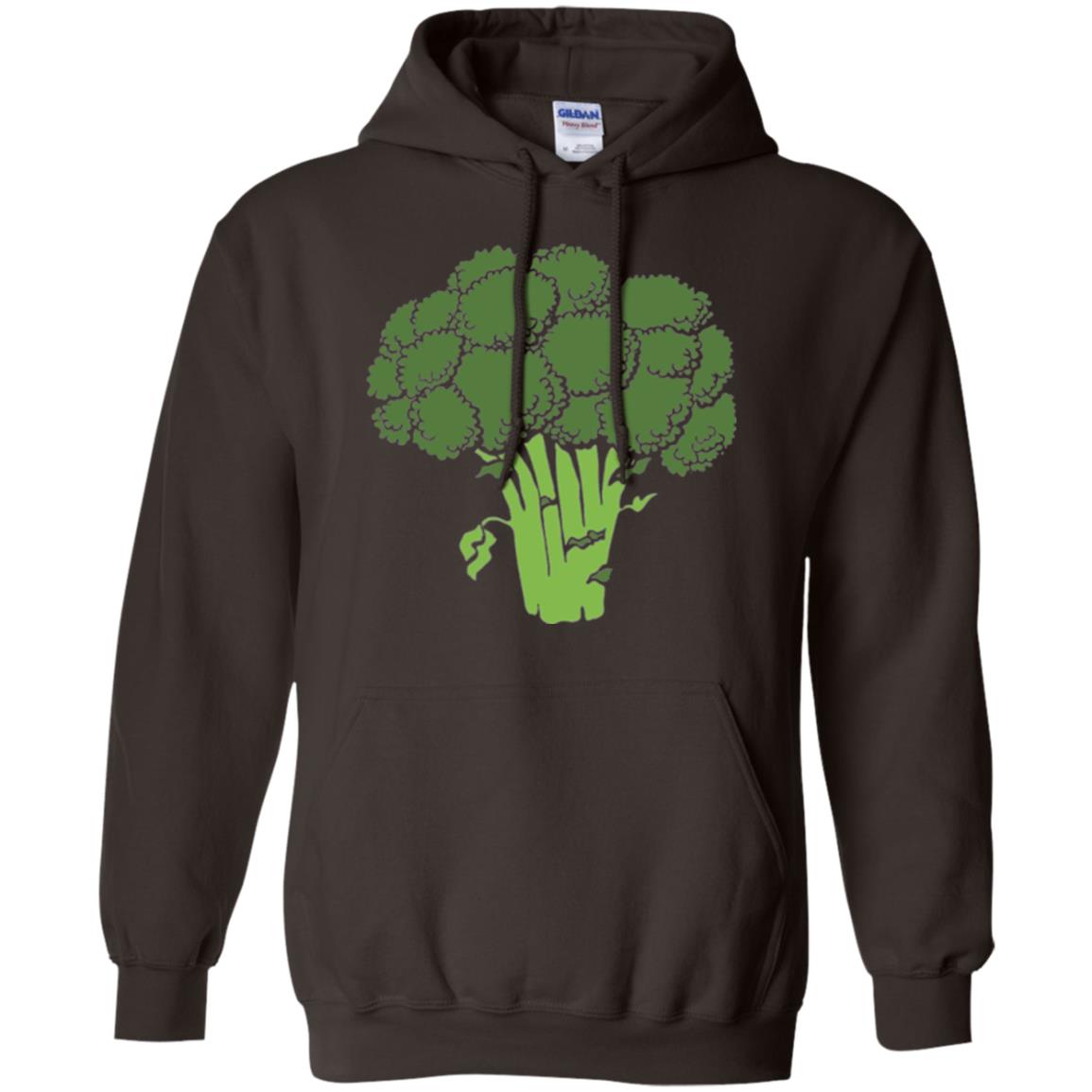 Broccoli Is Life T-shirt Funny Graphic Vegetable Dark Chocolate