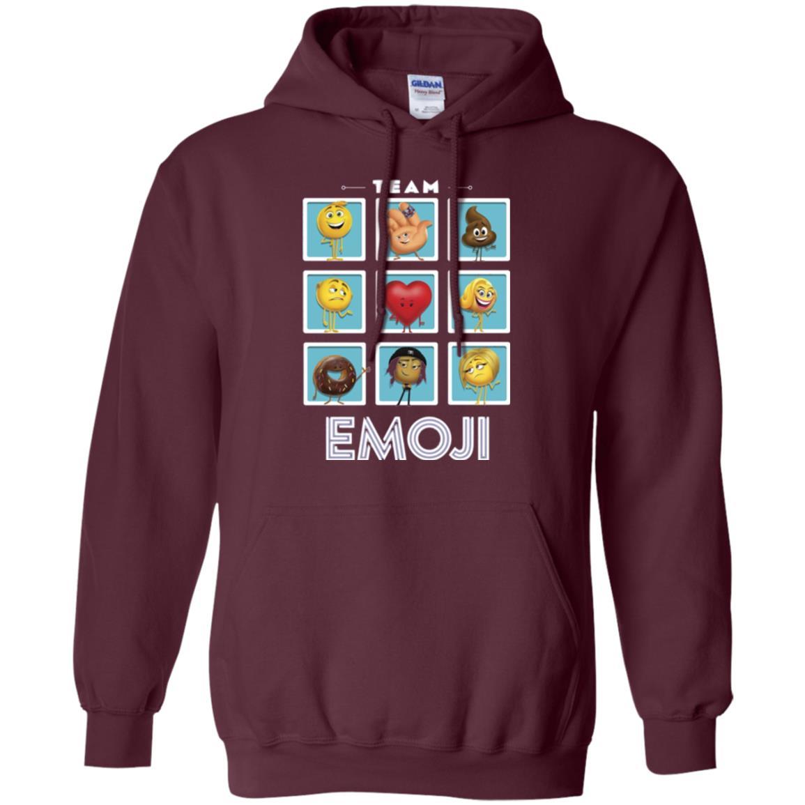 Film T-shirt Emoji Panels Graphic T-shirt Maroon