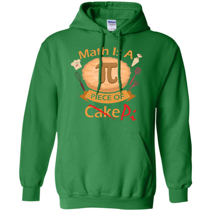 Math Is A Piece Of Pi Funny Pi Day T-shirt For Math Lover Irish Green