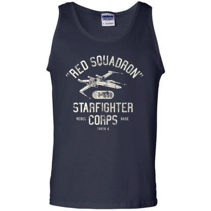 Movie T-shirt Red Squadron Starfighter Rebel Corps Base Navy