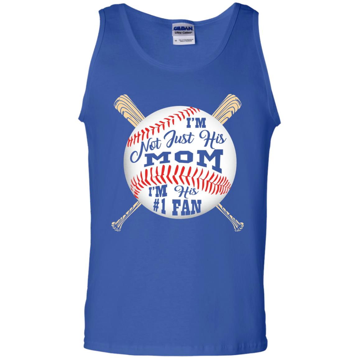 Baseball Mom Shirt Im Not Just His Mom Fan Royal