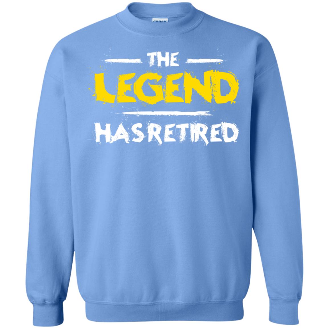 Retirement T-shirt The Legend Has Retired Carolina Blue