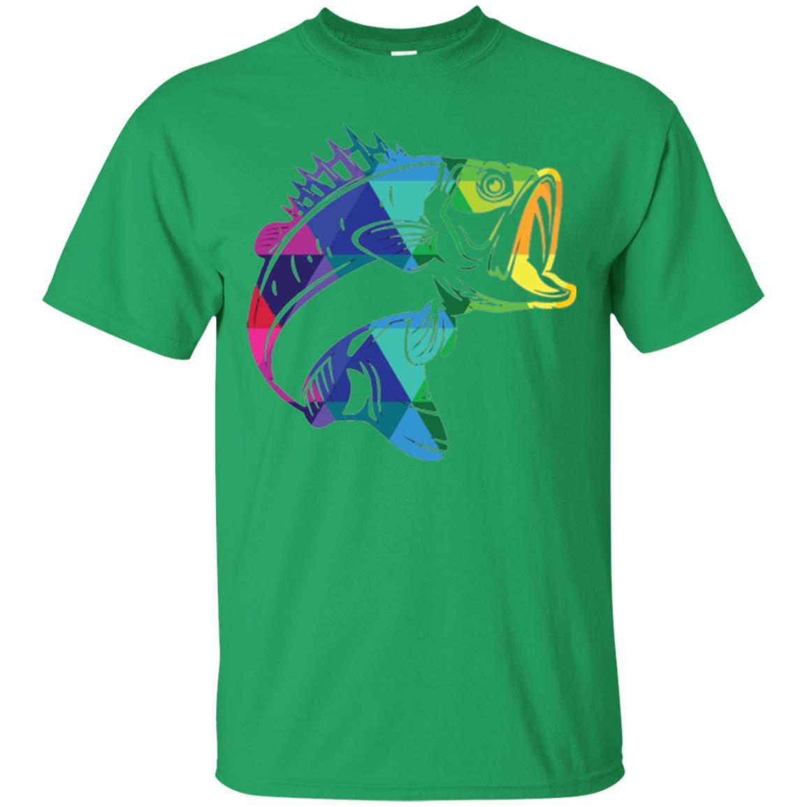 Fisherman T-shirt Fish For Bass Irish Green