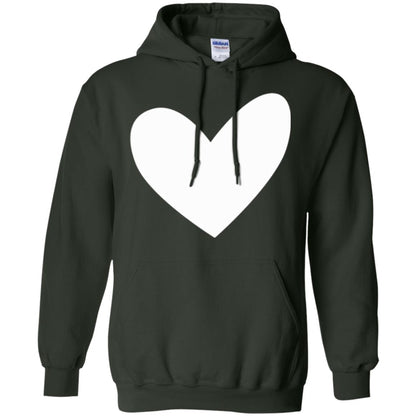 All About Heart T-shirt Cute Heart For Valentine Forest Green
